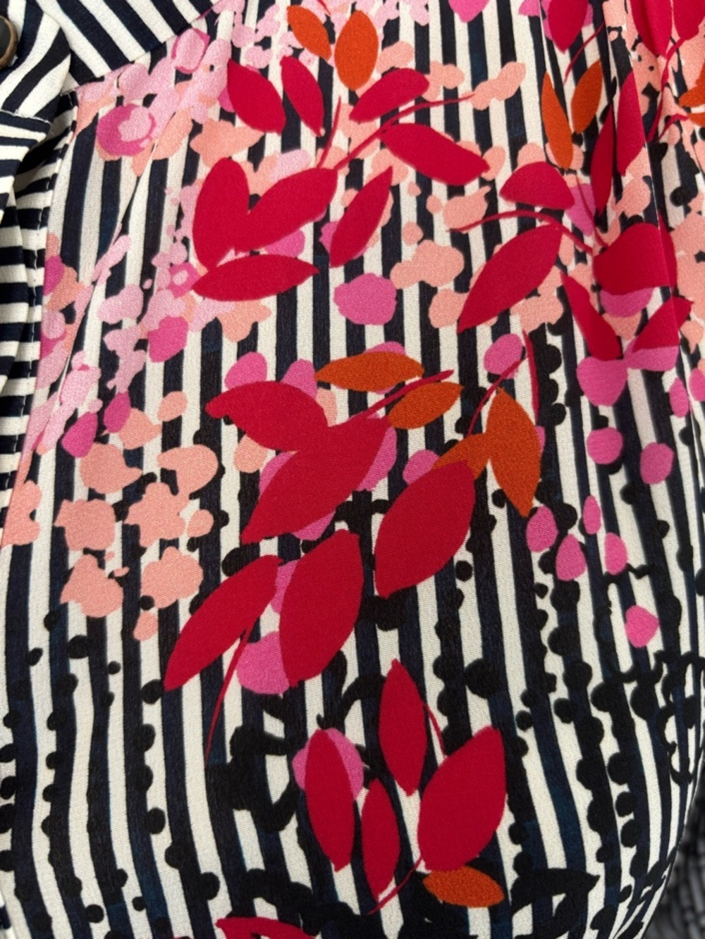 Saloni Tyra Silk Black and White Dress In Size 10 NWT - Picture 3 of 10